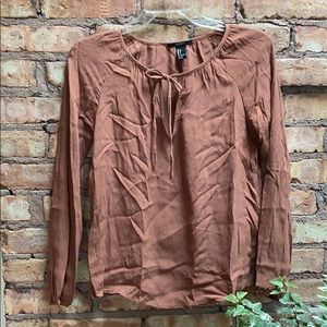 Forever 21 Tie Up Long Sleeve